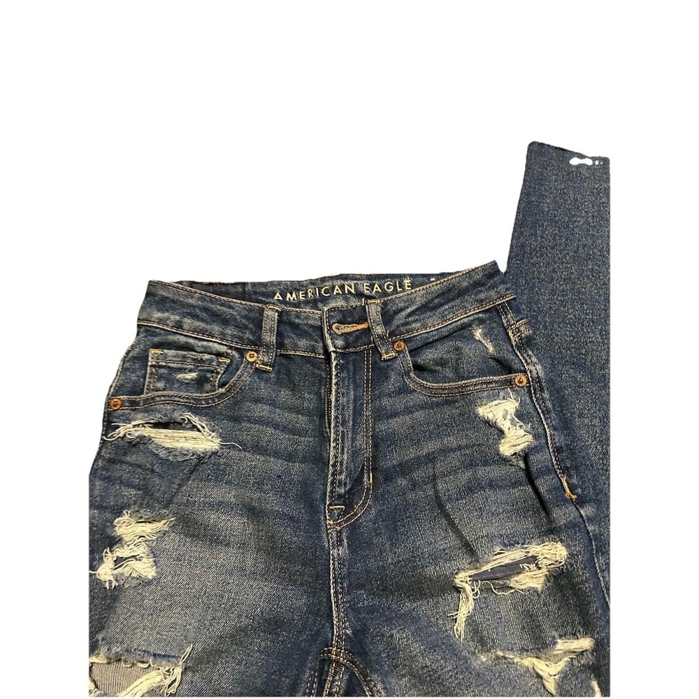 American Eagle Distressed Jeans – Women’s Size 0 Regular - Picture 4 of 7
